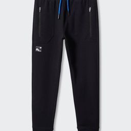 Mango Kids Boys Mid-Rise Pure Cotton Regular Fit Joggers-image-44