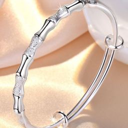 MYKI Silver-Plated Bangle-Style Bracelet-picture-13
