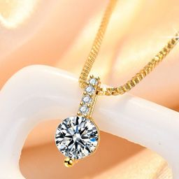 MYKI Gold Plated & CZ Studded Pendant-image-49