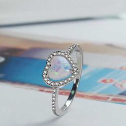 MYKI Silver-Plated CZ-Studded Heart Shaped Finger Ring-picture-33