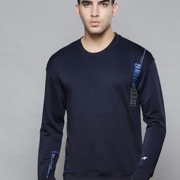 Alcis Men Navy Blue Printed Sweatshirt-image-80