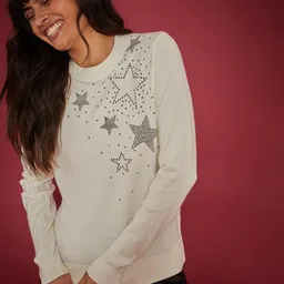 DOROTHY PERKINS Women Embellished Pullover-image-70