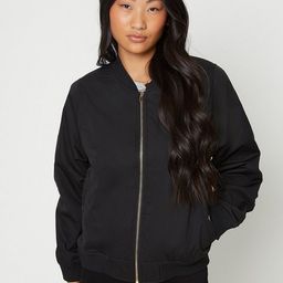 DOROTHY PERKINS Petite Shoulder Padded Bomber Jacket-image-58