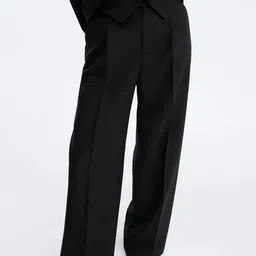 MANGO Women Pleated Formal Trousers-image-28