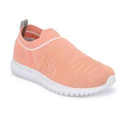 OFF LIMITS Women Peach-Coloured Mesh Walking Non-Marking Shoes-picture-27