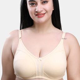 MAROON Full Coverage All Day Comfort Seamless Cotton T-shirt Bra-picture-46