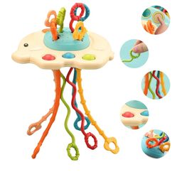 WEMBLEY Montessori Sensory Teething Pull String Toys Learning and Development Toys image 1