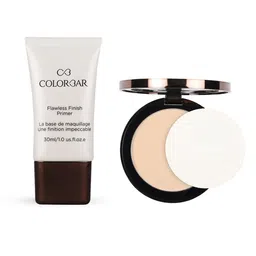 Colorbar Set of Perfect Match Compact - 9 g & Flawless Finish Primer - 30 ml-9