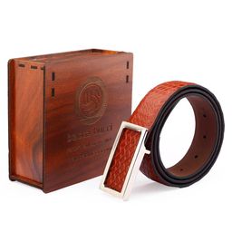 bacca bucci Men Textured Leather Belt-image-55