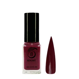 BEROMT Solid Twist Gel Finish High Gloss Fast Dry Nail Polish 8 ml - Maroon Purple 7018-image-87