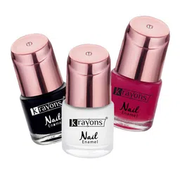 krayons Set of 3 ColorMe Crazy Long-Lasting Gel Nail Enamels - 8ml each-image-72