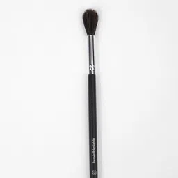BH COSMETICS Super Soft Vegan Bristles Rounded Highlighter Makeup Brush - Black-22