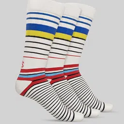 TalkingSox Pack Of 3 Calf-Length Socks-26