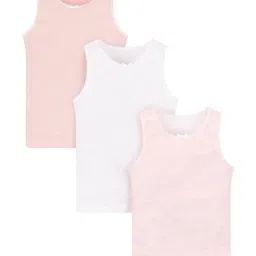 mothercare Girls Pack Of 3 Innerwear Vests-image-18