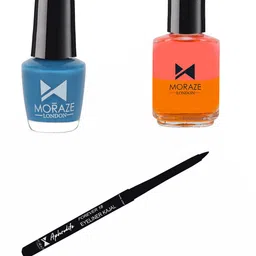 Moraze Pack of Kajal with 1 Nail Polish (Inbox), 5 ML, 1 Nail Paint Remover (30 ML)-image-78
