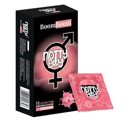 noTTy Boy Men BoomBoom Bubblegum Flavoured Extra Thin Condoms - 10 Pcs-35