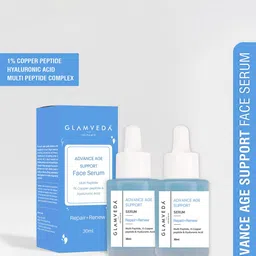 GLAMVEDA Advance Age Set Of 2 Support Face Serum With Allantain - 30ml Each-43