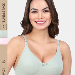 Amour Secret Pack Of 2 Non Padded All Day Comfort Everyday Bra-picture-19