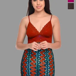 AROUSY Net Baby Doll with High-Low-picture-2