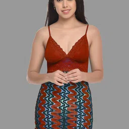 AROUSY Net Baby Doll with High-Low-picture-16