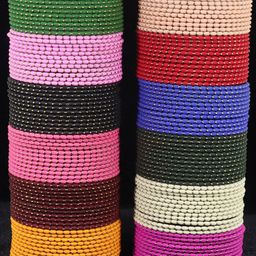 NMII Set Of 144 Polka Dots Design Bangles-9
