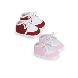 BAESD Kids Set Of 2 Cotton Booties-76