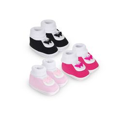 BAESD Kids Set Of 3 Cotton Booties-15