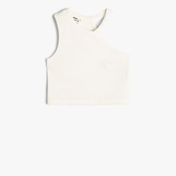 Koton Round Neck Sleeveless Regular Crop Top-image-22
