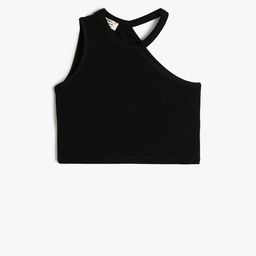 Koton Round Neck Sleeveless Casual Crop Top-image-19