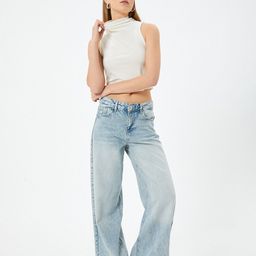 Koton Solid High Neck Crop Top-picture-35