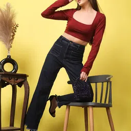 SCORPIUS Cotton Crop Top-56
