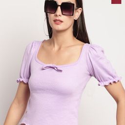 Miaz Lifestyle Pack Of 2 Boat Neck Cotton Crop Top-image-23