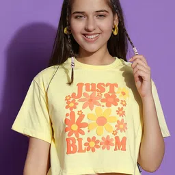 Lil Tomatoes Print Cotton Crop Top-picture-28