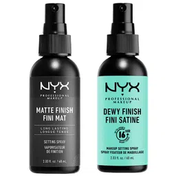NYX PROFESSIONAL MAKEUP Set of 2 Setting Spray 60ml each - Matte Finish & Dewy Finish-10