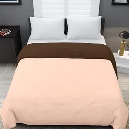 RF RELAXFEEL Peach & Brown Geometric Heavy Winter 233 GSM Single Bed Comforter-image-78