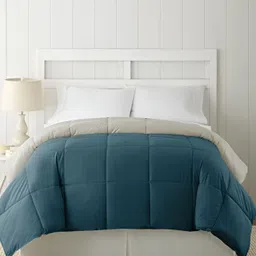 RF RELAXFEEL Green & Grey Heavy Winter Single Bed Comforter-picture-0