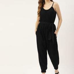 BRINNS Black Solid Basic Jumpsuit-picture-3