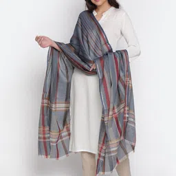 SHINGORA Striped Silk Tencel Dupatta-picture-28