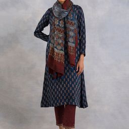 W The Folksong Collection - Printed Viscose Rayon Dupatta-39