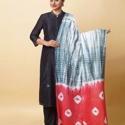 Unnati Silks Bandhani Shibori Cotton Dupatta-image-80