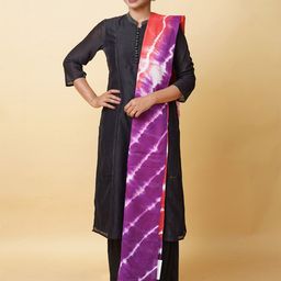Unnati Silks Tie and Dye Dyed Cotton Dupatta-image-102