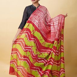 Unnati Silks Tie and Dye Cotton Dupatta-image-68