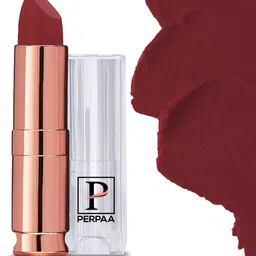 PERPAA Antique Velvet Matte Lipstick with Shea Butter & Vitamin E - Dusky Maroon 96-image-57