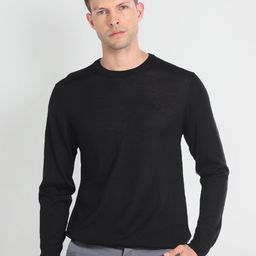 Arrow Round Neck Long Sleeves Pullover Sweater-picture-29
