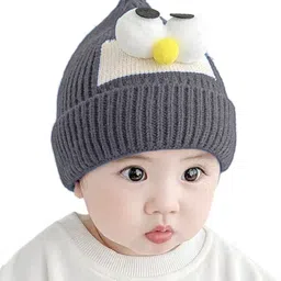 Babymoon Kids Self Design Woollen Beanie-20