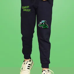 NUSYL Boys Graphic Printed Cotton Joggers-picture-39