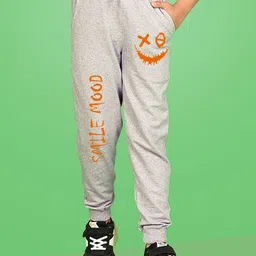 NUSYL Boys Graphic Printed Cotton Joggers-17
