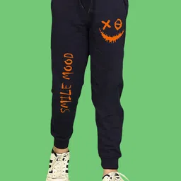 NUSYL Boys Graphic Printed Cotton Joggers-39