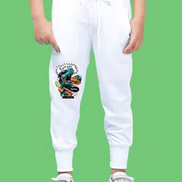 NUSYL Boys Graphic Printed Cotton Joggers-25