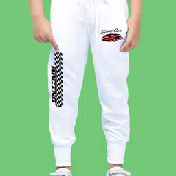 NUSYL Boys Graphic Printed Cotton Joggers-44